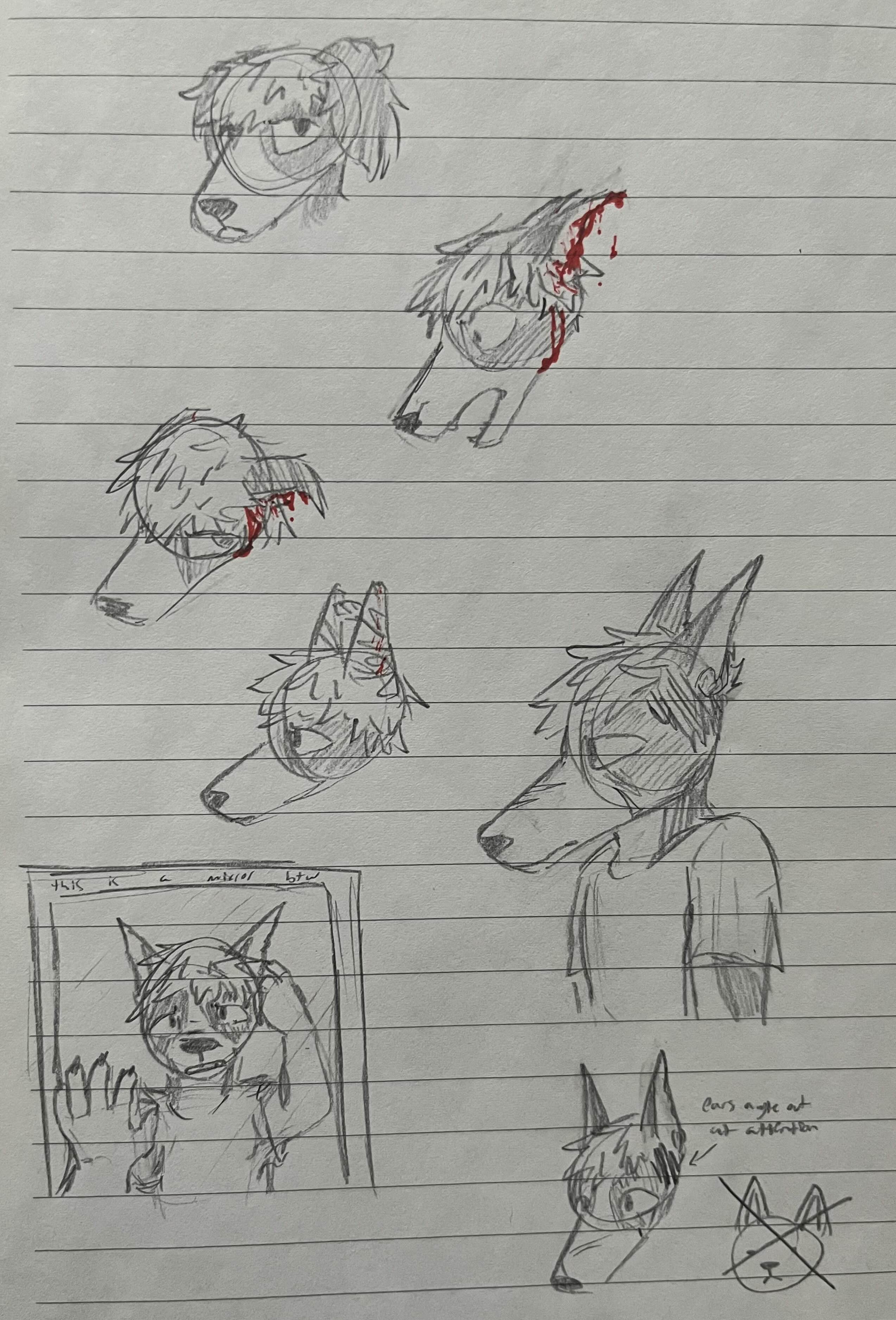 Clint Barton. Needless to say he did not have a say in his ears being cropped, and it was not done nicely